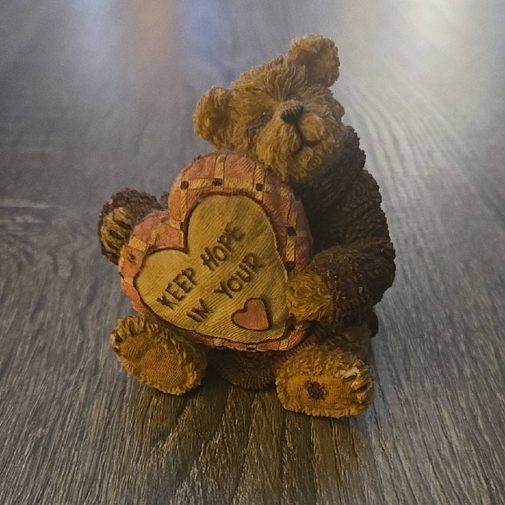 Boyds Bears Brown and Tan Bear with Heart Accent